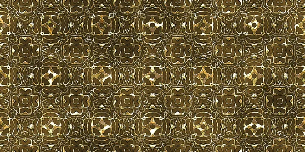 Luxe Vorstelijke Naadloze Patroon Met Zilveren Mesh Ornament Stijl Van — Stockfoto
