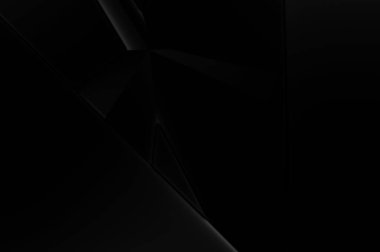 Lüks minimalist tasarım. Fütürist şablon. Karanlık elementleri olan birinci sınıf soyut duvar kâğıdı. Zarif bir zemin. Siyah üç boyutlu geometrik arkaplan. Poster, broşür, sunum için tasarım.