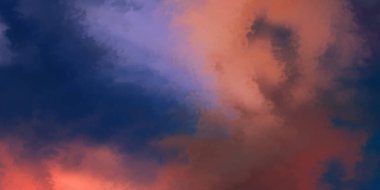 Modern fırça darbeleri. Poster, duvar sanatı, afiş, kart, kitap kapağı veya ambalaj için rahatlatıcı kompozisyonun yumuşak renkli çizimi. Pastel renklerle suluboya. 