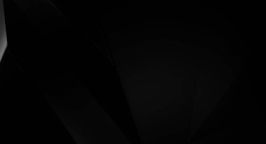 Lüks minimalist tasarım. Fütürist şablon. Karanlık elementleri olan birinci sınıf soyut duvar kâğıdı. Zarif bir zemin. Siyah üç boyutlu geometrik arkaplan. Poster, broşür, sunum için tasarım.