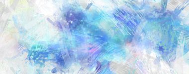 Soyut arkaplanda pürüzlü fırça darbeleri. Fırça boyası. Renkli boya darbeleri. Eşsiz duvar sanatı. Tuvaldeki modern sanat. Renkli çağdaş sanat eserleri.