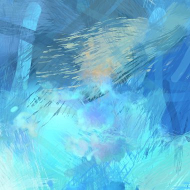 Soyut arkaplanda pürüzlü fırça darbeleri. Fırça boyası. Renkli boya darbeleri. Eşsiz duvar sanatı. Tuvaldeki modern sanat. Renkli çağdaş sanat eserleri.