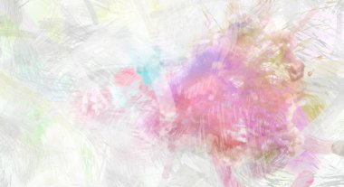 Soyut arkaplanda pürüzlü fırça darbeleri. Fırça boyası. Renkli boya darbeleri. Eşsiz duvar sanatı. Tuvaldeki modern sanat. Renkli çağdaş sanat eserleri.