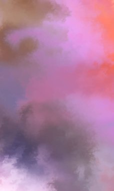 Modern fırça darbeleri. Poster, duvar sanatı, afiş, kart, kitap kapağı veya ambalaj için rahatlatıcı kompozisyonun yumuşak renkli çizimi. Pastel renklerle suluboya. 