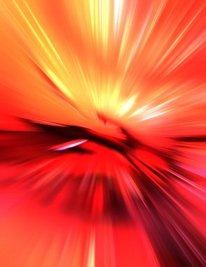 Renkli ışık enerjisi parlamaları. Çarpık grafik hareket arkaplanı. Dinamik patlama flaşı. Hızlanma efekti. Hızlı yüksek hız bulanıklaştırma arkaplanı. Işık teknolojisi soyut duvar kağıdı.