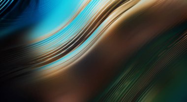 Soyut, enerjik bir arkaplan. Renkli, dalgalı duvar kâğıdı. Grafik konsept çizimi. Yumuşak dalgalı çizgiler. Girdap gibi renkli canlı şekiller..