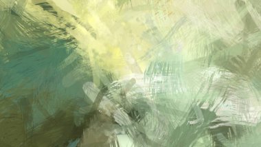 Soyut arkaplanda pürüzlü fırça darbeleri. Fırça boyası. Renkli boya darbeleri. Eşsiz duvar sanatı. Tuvaldeki modern sanat. Renkli çağdaş sanat eserleri.