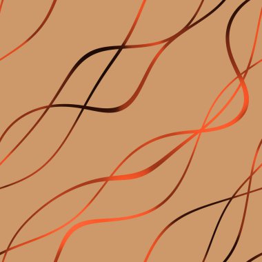 Dalgalı yansıtıcı çizgilerin kusursuz deseni. Lüks minimalist malzeme. Süs dalgasıyla dekoratif motif. Web, kartvizit, davetiye, poster, tekstil baskısı için zarif duvar kağıdı.