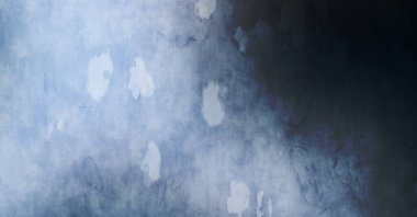 Gergin bir geçmişi ve sıkıntılı bir yapısı var. Renkli tozlu şablon. Tasarımınız için doku ve elementler. Çizik ve lekeli duvar kağıdı. Gotik duvar.