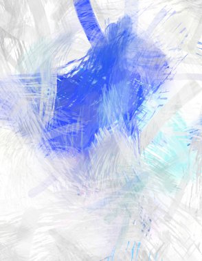 Soyut arkaplanda pürüzlü fırça darbeleri. Fırça boyası. Renkli boya darbeleri. Eşsiz duvar sanatı. Tuvaldeki modern sanat. Renkli çağdaş sanat eserleri.