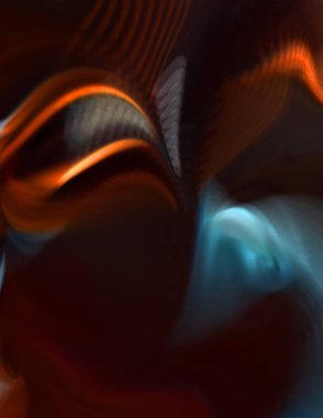 Hareketli girdapların soyut çizimi. Titreşimli renkli kıvrımların dönen akışı. Kıvrımlı ve kıvrımlı arka plan ve çizgiler. Garip duvar kâğıdı tasarımı. Dalgalanma arkaplanı.