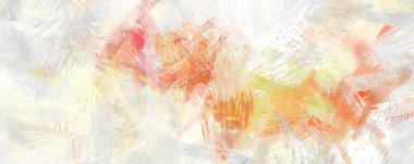 Soyut arkaplanda pürüzlü fırça darbeleri. Fırça boyası. Renkli boya darbeleri. Eşsiz duvar sanatı. Tuvaldeki modern sanat. Renkli çağdaş sanat eserleri.