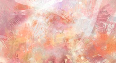 Soyut arkaplanda pürüzlü fırça darbeleri. Fırça boyası. Renkli boya darbeleri. Eşsiz duvar sanatı. Tuvaldeki modern sanat. Renkli çağdaş sanat eserleri.