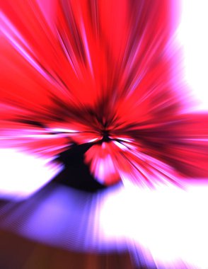 Renkli ışık enerjisi parlamaları. Çarpık grafik hareket arkaplanı. Dinamik patlama flaşı. Hızlanma efekti. Hızlı yüksek hız bulanıklaştırma arkaplanı. Işık teknolojisi soyut duvar kağıdı.