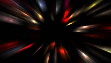 Parlayan yıldızın patlaması. Dinamik renkli arkaplan resmi. Parıldayan ışıklar duvar kağıdı. Tasarımınız için canlı şablon.