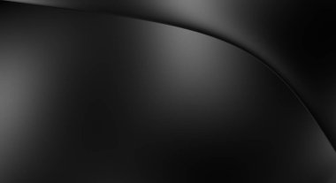 Web sitesi, poster, marka kimliği, broşür, sunum şablonu için lüks koyu bir arka plan. Dalgalı şekilli kaliteli tasarım. Dalgalanmalı soyut arkaplan. Pankart veya kapak tasarımı için dekorasyon.