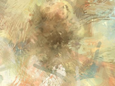 Soyut arkaplanda pürüzlü fırça darbeleri. Fırça boyası. Renkli boya darbeleri. Eşsiz duvar sanatı. Tuvaldeki modern sanat. Renkli çağdaş sanat eserleri.