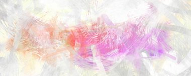 Soyut arkaplanda pürüzlü fırça darbeleri. Fırça boyası. Renkli boya darbeleri. Eşsiz duvar sanatı. Tuvaldeki modern sanat. Renkli çağdaş sanat eserleri.