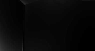 Lüks minimalist tasarım. Fütürist şablon. Karanlık elementleri olan birinci sınıf soyut duvar kâğıdı. Zarif bir zemin. Siyah üç boyutlu geometrik arkaplan. Poster, broşür, sunum için tasarım.