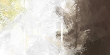 Soyut arkaplanda pürüzlü fırça darbeleri. Fırça boyası. Renkli boya darbeleri. Eşsiz duvar sanatı. Tuvaldeki modern sanat. Renkli çağdaş sanat eserleri.