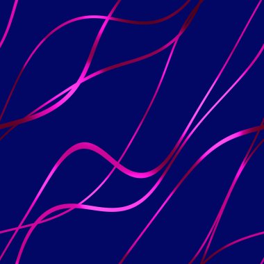 Dalgalı yansıtıcı çizgilerin kusursuz deseni. Lüks minimalist malzeme. Süs dalgasıyla dekoratif motif. Web, kartvizit, davetiye, poster, tekstil baskısı için zarif duvar kağıdı.