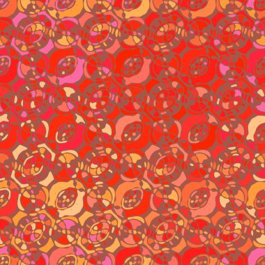 Yaratıcı karalama sanatı farklı şekil ve dokulara sahip kusursuz desen. Kolaj. Sanatsal arka plan. Soyut duvar kağıdı. Dekoratif hippi fayansları.