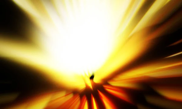 Világos Részecske Nyomok Fekete Háttéren Fényrobbanás Csillag Izzó Részecskékkel Vonalakkal — Stock Fotó