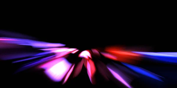 Energy Burst Beautiful Vivid Colors Dynamic Rays Light Isolated Black — Stock Photo, Image