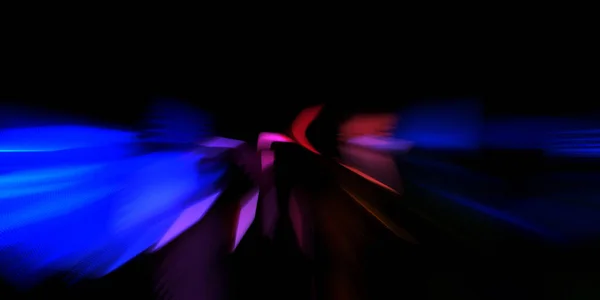 Energy Burst Beautiful Vivid Colors Dynamic Rays Light Isolated Black — Stock Photo, Image