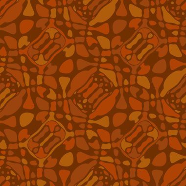 Yaratıcı karalama sanatı farklı şekil ve dokulara sahip kusursuz desen. Kolaj. Sanatsal arka plan. Soyut duvar kağıdı. Dekoratif hippi fayansları.