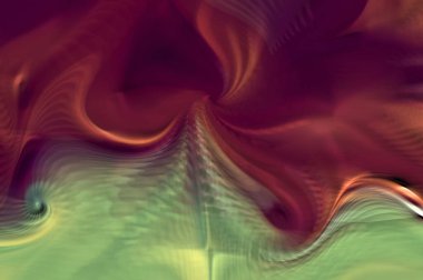 Hareketli girdapların soyut çizimi. Titreşimli renkli kıvrımların dönen akışı. Kıvrımlı ve kıvrımlı arka plan ve çizgiler. Garip duvar kâğıdı tasarımı. Dalgalanma arkaplanı.