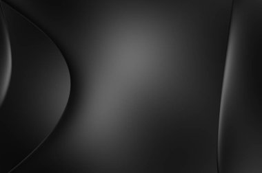 Web sitesi, poster, marka kimliği, broşür, sunum şablonu için lüks koyu bir arka plan. Dalgalı şekilli kaliteli tasarım. Dalgalanmalı soyut arkaplan. Pankart veya kapak tasarımı için dekorasyon.