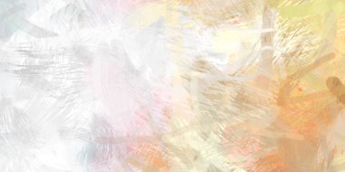 Soyut arkaplanda pürüzlü fırça darbeleri. Fırça boyası. Renkli boya darbeleri. Eşsiz duvar sanatı. Tuvaldeki modern sanat. Renkli çağdaş sanat eserleri.