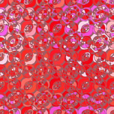 Yaratıcı karalama sanatı farklı şekil ve dokulara sahip kusursuz desen. Kolaj. Sanatsal arka plan. Soyut duvar kağıdı. Dekoratif hippi fayansları.