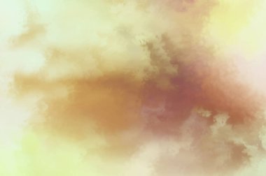 Modern fırça darbeleri. Poster, duvar sanatı, afiş, kart, kitap kapağı veya ambalaj için rahatlatıcı kompozisyonun yumuşak renkli çizimi. Pastel renklerle suluboya. 