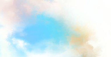 Modern fırça darbeleri. Poster, duvar sanatı, afiş, kart, kitap kapağı veya ambalaj için rahatlatıcı kompozisyonun yumuşak renkli çizimi. Pastel renklerle suluboya. 