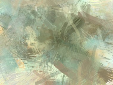 Soyut arkaplanda pürüzlü fırça darbeleri. Fırça boyası. Renkli boya darbeleri. Eşsiz duvar sanatı. Tuvaldeki modern sanat. Renkli çağdaş sanat eserleri.