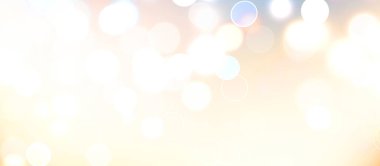 Kavramsal ışıklar duvar kağıdı. Güzel soyut çok renkli bokeh çemberleri parçacıklarla çevrili. Metninizi veya başlığınızı göstermek için boşluk ile odaklanmış olmayan canlı illüstrasyon. 