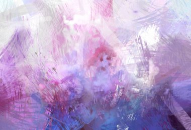 Soyut arkaplanda pürüzlü fırça darbeleri. Fırça boyası. Renkli boya darbeleri. Eşsiz duvar sanatı. Tuvaldeki modern sanat. Renkli çağdaş sanat eserleri.