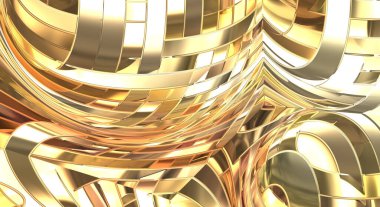 Metalik panel dokusunun 3 boyutlu çizimi. Renkli, parlak, soyut duvar kağıdı. Geometrik teknolojik parlak yansıtıcı arka plan. Yaratıcı parlak kavramsal arkaplan.