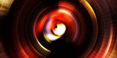 Parlayan neon ışıkları. Parlak sunum tasarım şablonu. Fotoğraf makinesi konsepti. Soyut arkaplan. Dönen ışık ışınları. Hareketli kavramsal duvar kağıdı. Grafik dijital illüstrasyon. 