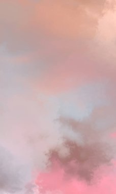 Modern fırça darbeleri. Poster, duvar sanatı, afiş, kart, kitap kapağı veya ambalaj için rahatlatıcı kompozisyonun yumuşak renkli çizimi. Pastel renklerle suluboya. 