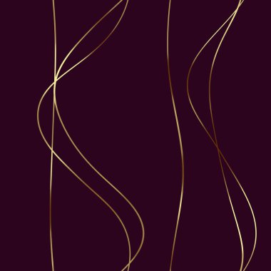 Dalgalı yansıtıcı çizgilerin kusursuz deseni. Lüks minimalist malzeme. Süs dalgasıyla dekoratif motif. Web, kartvizit, davetiye, poster, tekstil baskısı için zarif duvar kağıdı.