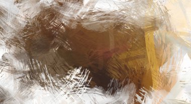 Soyut arkaplanda pürüzlü fırça darbeleri. Fırça boyası. Renkli boya darbeleri. Eşsiz duvar sanatı. Tuvaldeki modern sanat. Renkli çağdaş sanat eserleri.