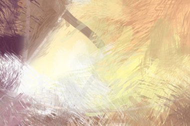 Soyut arkaplanda pürüzlü fırça darbeleri. Fırça boyası. Renkli boya darbeleri. Eşsiz duvar sanatı. Tuvaldeki modern sanat. Renkli çağdaş sanat eserleri.