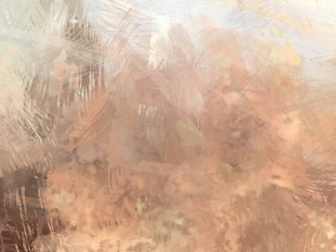 Soyut arkaplanda pürüzlü fırça darbeleri. Fırça boyası. Renkli boya darbeleri. Eşsiz duvar sanatı. Tuvaldeki modern sanat. Renkli çağdaş sanat eserleri.