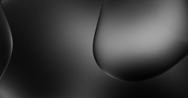 Web sitesi, poster, marka kimliği, broşür, sunum şablonu için lüks koyu bir arka plan. Dalgalı şekilli kaliteli tasarım. Dalgalanmalı soyut arkaplan. Pankart veya kapak tasarımı için dekorasyon.