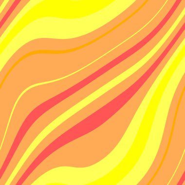 Renkli, dikişsiz şerit deseni. Soyut yüzey arkaplanı. Renkli duvar kağıtları. Retro parlak minimalist malzeme. Tekstil baskısı. Dekoratif motif.