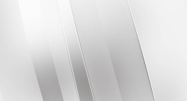 3 boyutlu illüstrasyon. Beyaz kıvrımlı yüzey. Lüks dokuma duvar kağıdı. Zarif bir zemin. Soyut fütüristik geçmiş. Minimalist geometrik kapak tasarımı. Çarpık beyaz çizgiler.