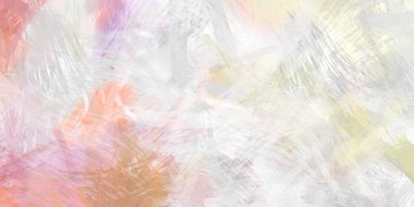 Soyut arkaplanda pürüzlü fırça darbeleri. Fırça boyası. Renkli boya darbeleri. Eşsiz duvar sanatı. Tuvaldeki modern sanat. Renkli çağdaş sanat eserleri.